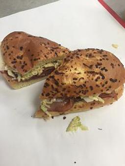 Product: Southwest BBQ Ham Sandwich - On a Roll Sandwich Shoppe in Carlsbad, CA Delicatessen Restaurants