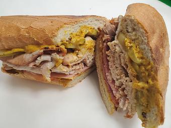 Product: Cuban Sandwich - On a Roll Sandwich Shoppe in Carlsbad, CA Delicatessen Restaurants