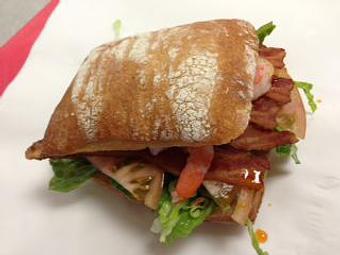 Product: Cajun Shrimp BLT - On a Roll Sandwich Shoppe in Carlsbad, CA Delicatessen Restaurants