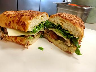 Product: Southwest Chicken Hoagie - On a Roll Sandwich Shoppe in Carlsbad, CA Delicatessen Restaurants