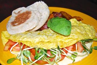 Product: Austin Omelet - Opal Divine’s Austin Grill in Travis Heights/ South Austin - Austin, TX American Restaurants