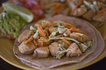 Product: Baja Fish Tacos - Opal Divine’s Austin Grill in Travis Heights/ South Austin - Austin, TX American Restaurants