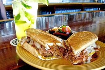 Product: Cuban Sandwich - Opal Divine’s Austin Grill in Travis Heights/ South Austin - Austin, TX American Restaurants