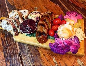 Product: Vegan Cheese Board - Organic Grill in East Village - New York, NY Vegetarian Restaurants