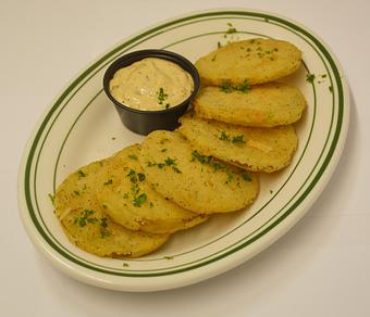 Product: Fried Green Tomatoes - Original Oyster House Boardwalk in Gulf Shores, AL Seafood Restaurants
