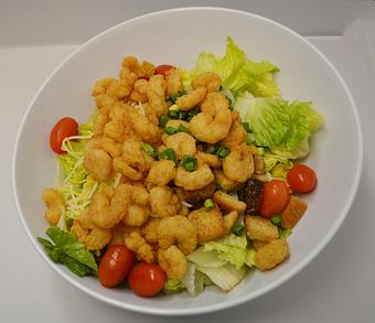 Product: Southern Fried Shrimp Salad - Original Oyster House Boardwalk in Gulf Shores, AL Seafood Restaurants