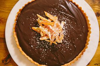Product: Chocolate Tart - Osteria Via Stato in River North - Chicago, IL Italian Restaurants