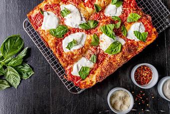 Product: Tomato Pizza - Osteria Via Stato in River North - Chicago, IL Italian Restaurants