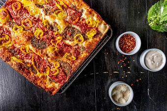 Product: Mama B Square - Osteria Via Stato in River North - Chicago, IL Italian Restaurants