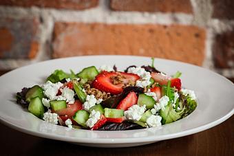 Product: Strawberry Pecan Salad - Pack's Tavern in Asheville, NC American Restaurants