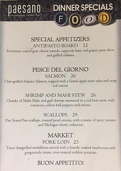 Product - Paesano Restaurant & Wine Bar in Ann Arbor, MI Italian Restaurants
