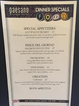 Product - Paesano Restaurant & Wine Bar in Ann Arbor, MI Italian Restaurants