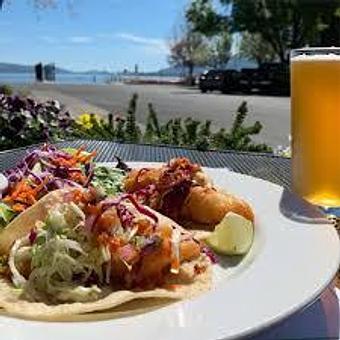 Product: Fresh fish tacos with a beautiful view - Park Place Restaurant in Lakeport, CA American Restaurants