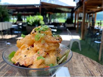 Product: The Big Band Shrimp is one of our top-selling appetizers. - Park Tavern in heart of Midtown - Atlanta, GA American Restaurants