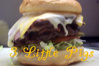Product: 3 Little Pigs - Parker's Restaurant in Drummond, MT American Restaurants