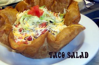 Product: Taco Salads on Thursdays - Parker's Restaurant in Drummond, MT American Restaurants