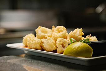Product: Crispy-Fried Calamari - Pearl Seafood & Oyster Bar in Lincoln Square - Bellevue, WA Seafood Restaurants