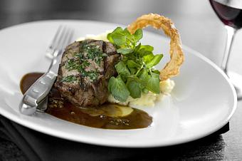 Product: Centercut Prime Black Angus Filet Mignon - Pearl Seafood & Oyster Bar in Lincoln Square - Bellevue, WA Seafood Restaurants