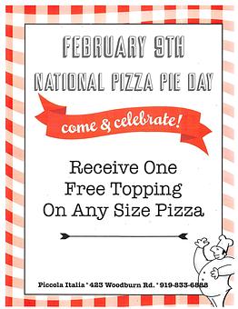 Product - Piccola Italia Pizza and Restaurant in Raleigh, NC Italian Restaurants