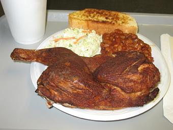 Product: Smoked Chicken Plate - Piggys Bar-b-Que Place in Tullahoma, TN Barbecue Restaurants
