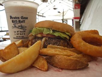 Product: Burger and Bushwacker - Pirates Cove in Josephine, AL - Elberta, AL American Restaurants
