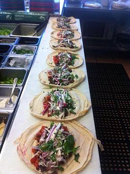 Product: Beef Shawarma in the making! - Pita Loco in Boca Raton, FL Delicatessen Restaurants