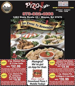 Product - Pizza One in Haskell, NJ Pizza Restaurant