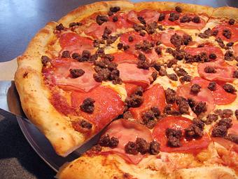 Product: Sch'meat Trio - Pizza Schmizza Pub & Grub in Cornell - Portland, OR Pizza Restaurant