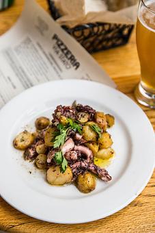 Product: Grilled Baby Octopus - Osteria Via Stato in River North - Chicago, IL Italian Restaurants