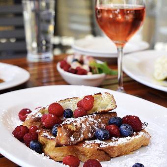 Product: Ciabatta French Toast - Osteria Via Stato in River North - Chicago, IL Italian Restaurants