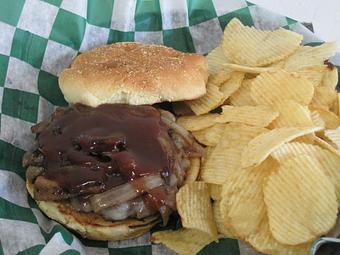 Product: BBQ Burger - Plantation House in Washington, NC Hamburger Restaurants