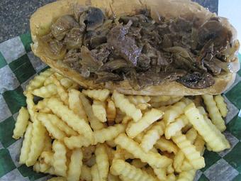 Product: Cheese Steak - Plantation House in Washington, NC Hamburger Restaurants