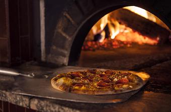 Product: Wood Fire Pizza Oven - Plate & Vine Restaurant in Concord - Concord, CA American Restaurants