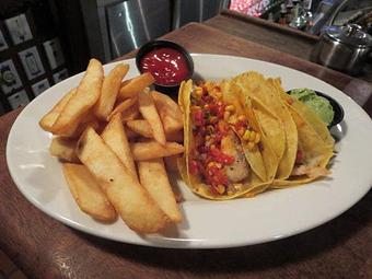 Product: Chicken Tacos with French Fries - Point Break in Midtown West - New York, NY American Restaurants