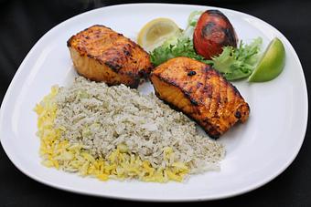 Product: Roasted Salmon - Pomegranate on Main in Greenville, SC Bars & Grills