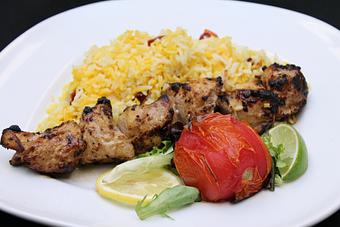 Product: Chicken Torsh Kabob - Pomegranate on Main in Greenville, SC Bars & Grills