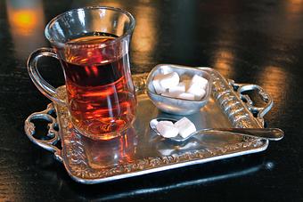 Product: Hot Persian Tea - Pomegranate on Main in Greenville, SC Bars & Grills