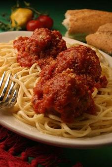 Product: This is a picture of our linguini and meatballs. - Potomac Village Deli in Kentlands - Gaithersburg, MD American Restaurants