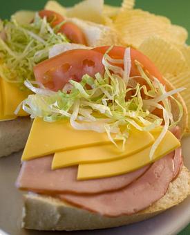 Product: The picture is a cold version of the sandwich. - Potomac Village Deli in Kentlands - Gaithersburg, MD American Restaurants