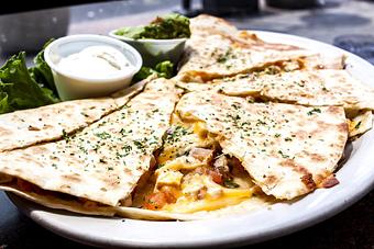 Product: Chicken Quesadilla - Press Box Grill in Downtown Dallas - Dallas, TX American Restaurants
