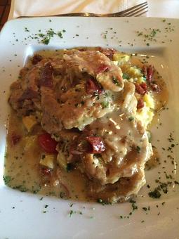 Product: Soft Shell Crabs Francese - Rachel's Cafe in Syosset, NY American Restaurants