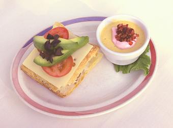 Product: Shrimp Salad in Puff Pastry - Railroad Cafe in Livermore, CA American Restaurants