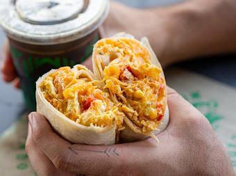 Product: SCRAMBLED EGGS, CHEDDAR JACK CHEESE, FRESH PICO DE GALLO - Red Mesa Mercado in St. Petersburg, FL Mexican Restaurants