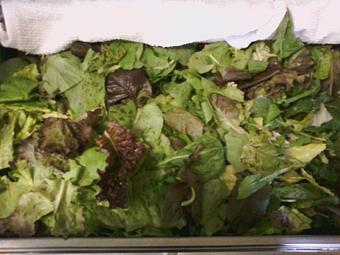 Product: Greens from Middle Way Farm - Relish in Grinnell, IA American Restaurants