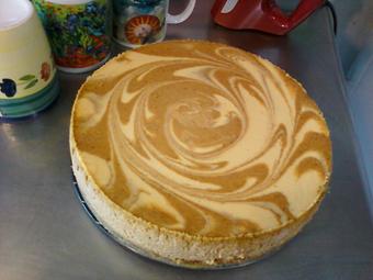 Product: Pumpkin Swirl Cheesecake - Relish in Grinnell, IA American Restaurants