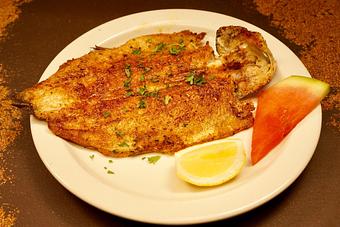 Product: Broiled Trout - Relish in Grinnell, IA American Restaurants