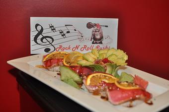 Product: Tuna Nigiri & Tuna Tataki Nigiri - Rock n Roll Sushi (Trussville) in Birmingham, AL Japanese Restaurants