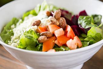 Product: House roasted beets and smoked almonds are a great combination.  Try with champagne orange vinaigrette. - Romaines in Missoula, MT American Restaurants