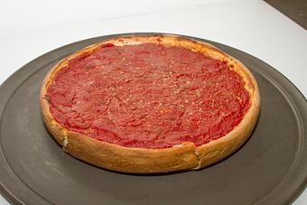 Product: Chicago Style Deep Dish - Ropa's Chicago Style Pizza in Wausau, WI Pizza Restaurant