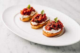 Product: Stracciatella Bruschetta - RPM Italian Las Vegas in Las Vegas Strip - Las Vegas, NV Italian Restaurants